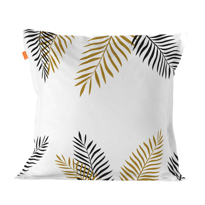 Pillowcase HappyFriday Blanc Foliage Multicolour 80 x 80 cm HappyFriday