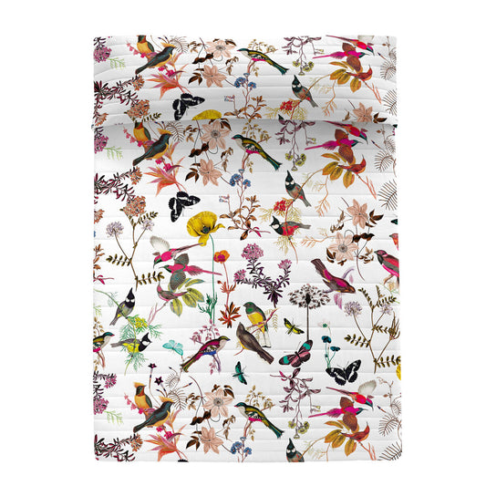 Bedspread (quilt) HappyFriday HF Birds of paradise Multicolour 270 x 260 cm