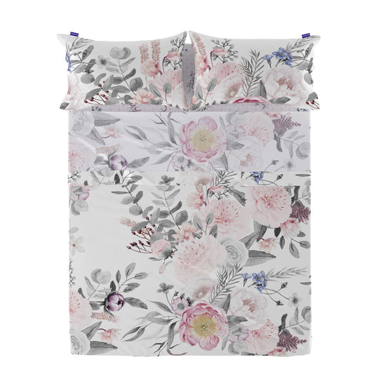 Top sheet HappyFriday Delicate bouquet Multicolour 160 x 270 cm