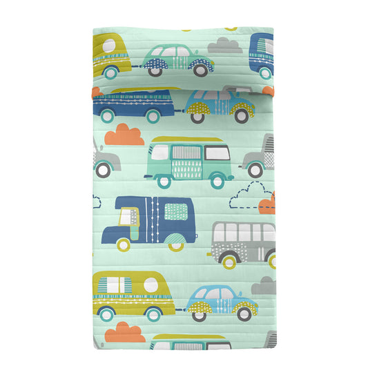 Bedspread (quilt) HappyFriday Moshi Moshi Multicolour 200 x 260 cm Cars