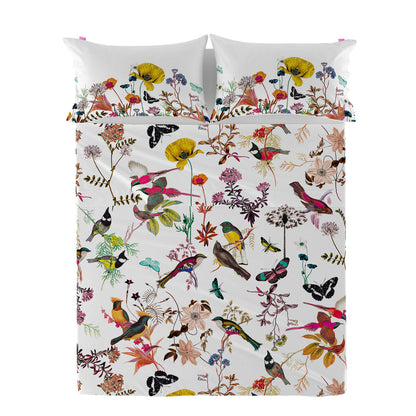 Top sheet HappyFriday Birds of paradise Multicolour 180 x 270 cm