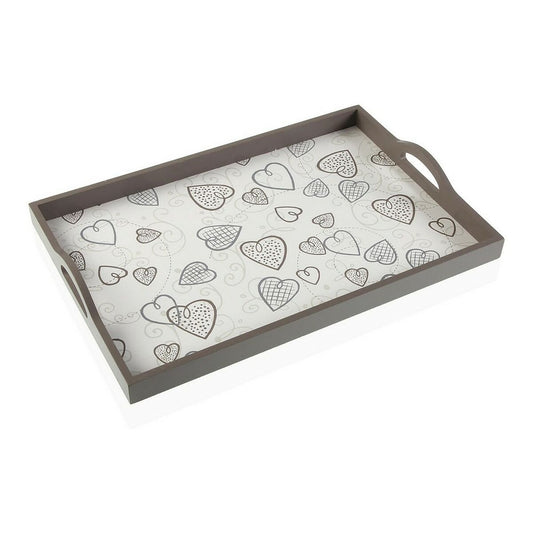 Tarjotin Cozy Hearts MDF Wood (30 x 5 x 45 cm)