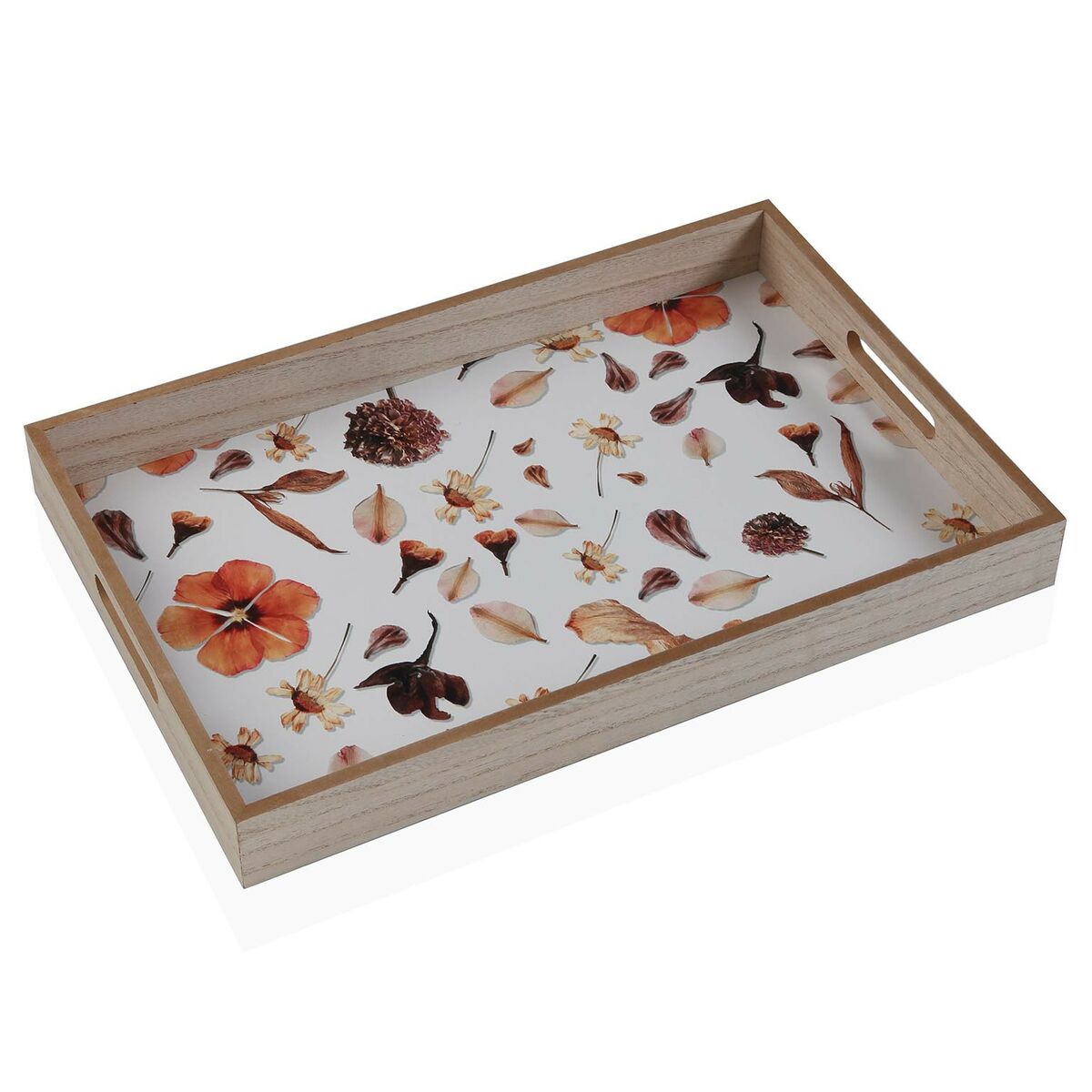 Tarjotin Versa Flowers MDF Puu 30 x 5 x 45 cm