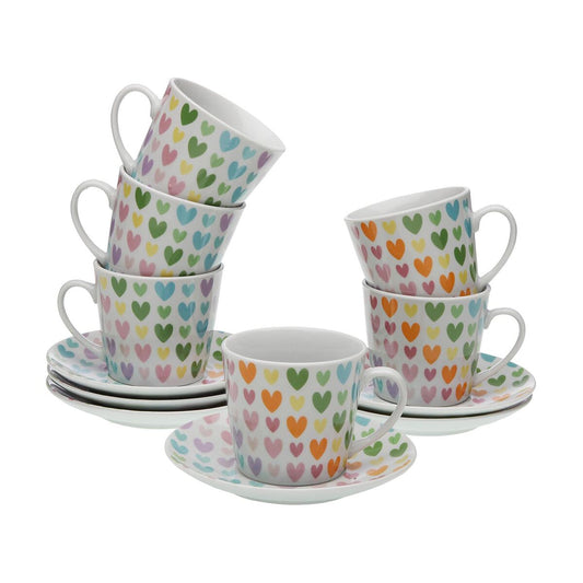 Piece Coffee Cup Set Versa Porcelain