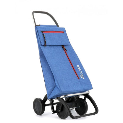 Shopping cart Rolser WALLABY TWEED 4 Blue (40 L)