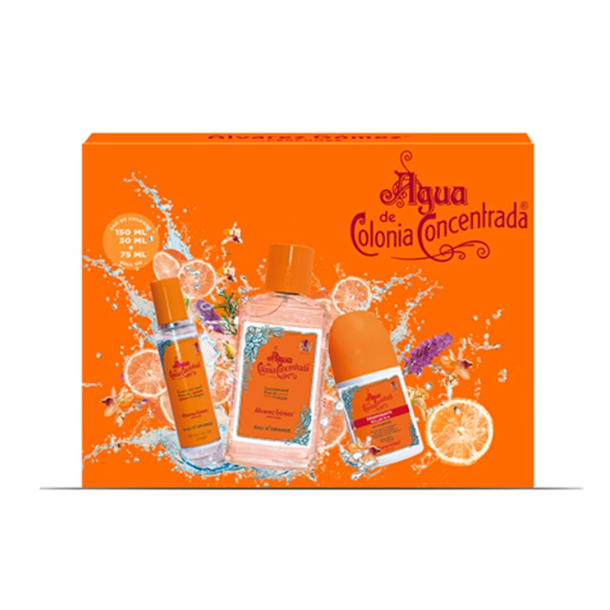 Unisex' Perfume Set Alvarez Gomez Orange EDC Agua de Colonia Concentrada 3 Pieces - Cosmetic and Perfume Sets - Alvarez Gomez - Default Title