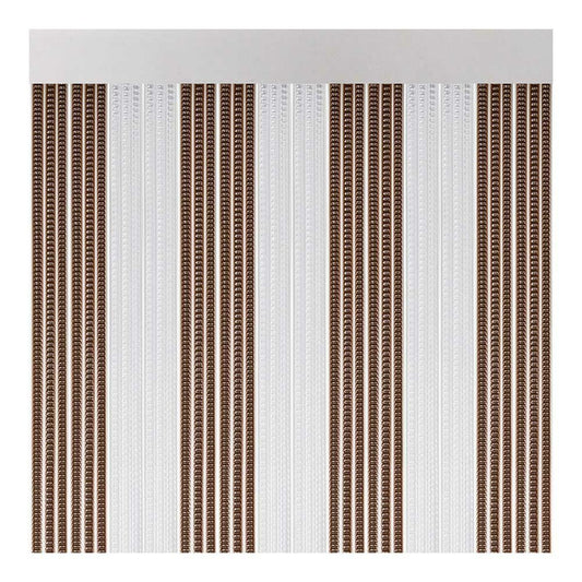 Curtain Acudam Lisboa Doors Crystal Brown Exterior PVC Aluminium 90 x 210 cm Acudam