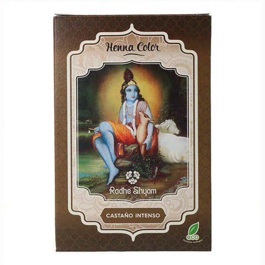 Semi-permanent Colourant Henna Radhe Shyam 001320018 Brown (100 g) Radhe Shyam