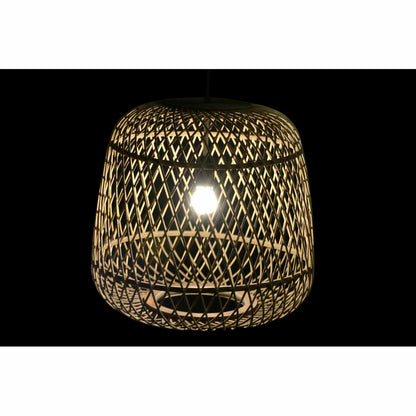 Ceiling Light DKD Home Decor Light brown Rattan (44 x 44 x 41 cm) DKD Home Decor