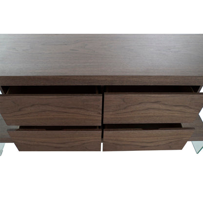 Sideboard DKD Home Decor Crystal MDF Wood (160 x 45 x 80 cm)