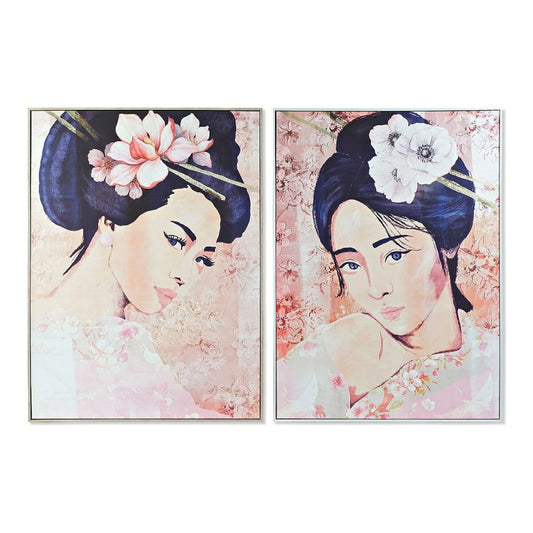 Painting DKD Home Decor CU-179961 Oriental 103,5 x 4,5 x 144 cm (2 Units) DKD Home Decor