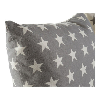 Cushion DKD Home Decor Beige Brown 60 x 10 x 60 cm Stars (2 Units) DKD Home Decor