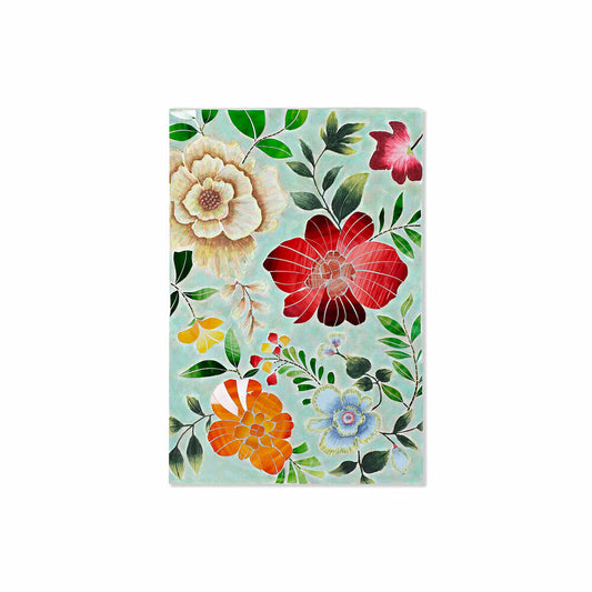 Canvas DKD Home Decor Multicolour Flowers 80 x 4 x 120 cm (1 Unit) DKD Home Decor