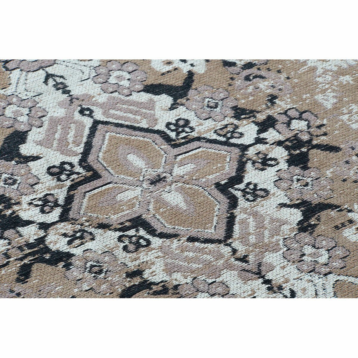 Carpet DKD Home Decor Polyester Cotton Arab (200 x 200 x 1 cm)