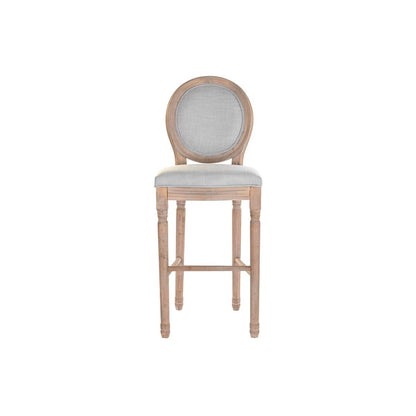 Stool DKD Home Decor Grey Light grey Fir 48 x 42 x 121 cm