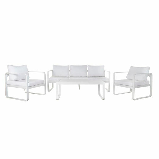 Garden sofa DKD Home Decor White Aluminium 78 cm 184 x 72 x 78 cm