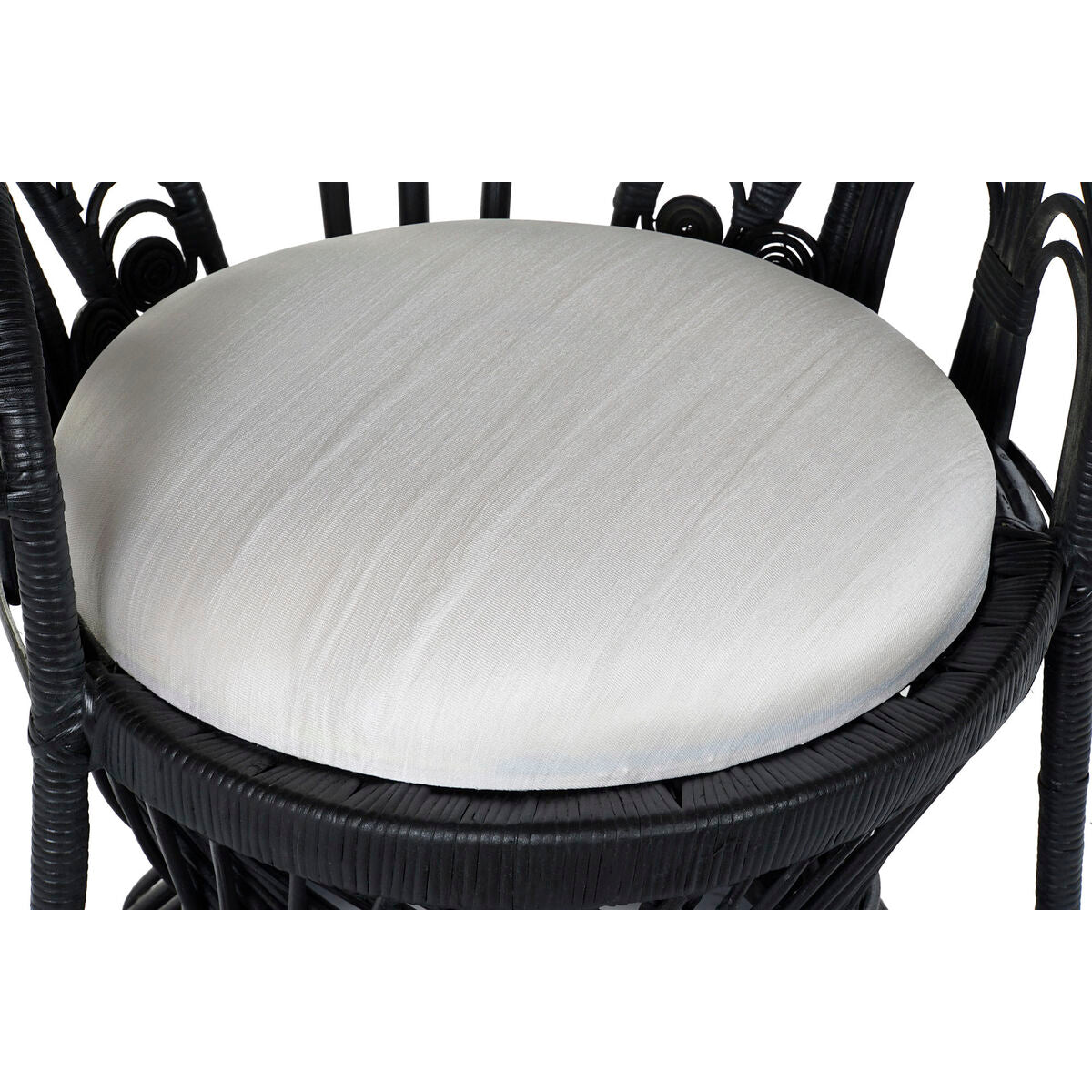 Garden chair DKD Home Decor 96 x 66 x 145 cm 96 x 66 x 140 cm Black White