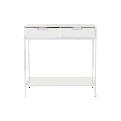 Console DKD Home Decor Metal MDF White (80 x 35 x 81 cm)