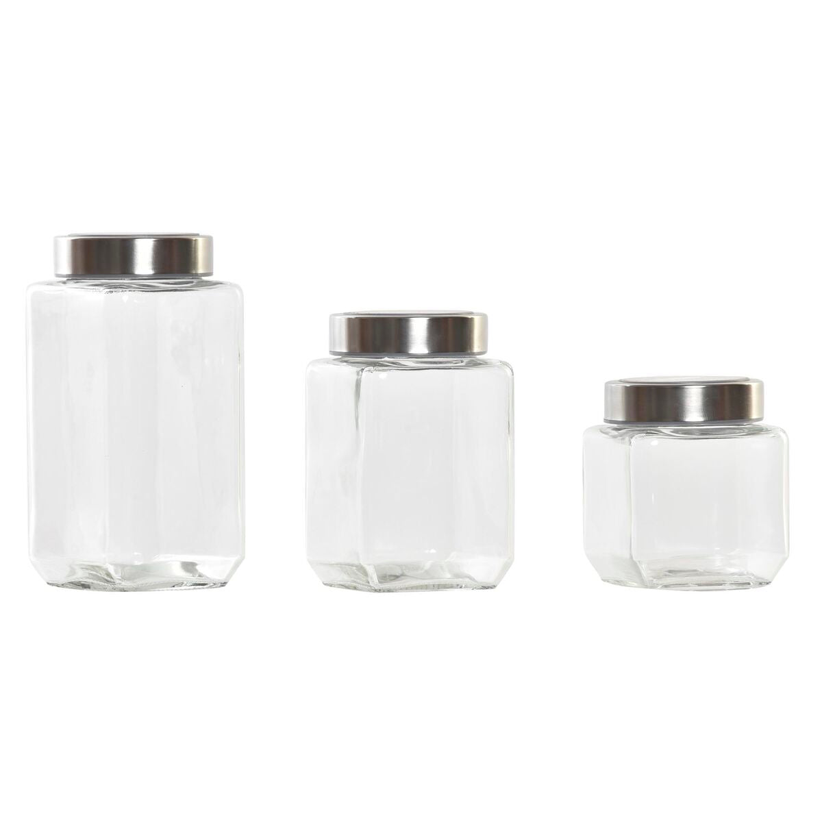 3 Tubs DKD Home Decor 750 ml 8,5 x 8,5 x 18 cm - byKim