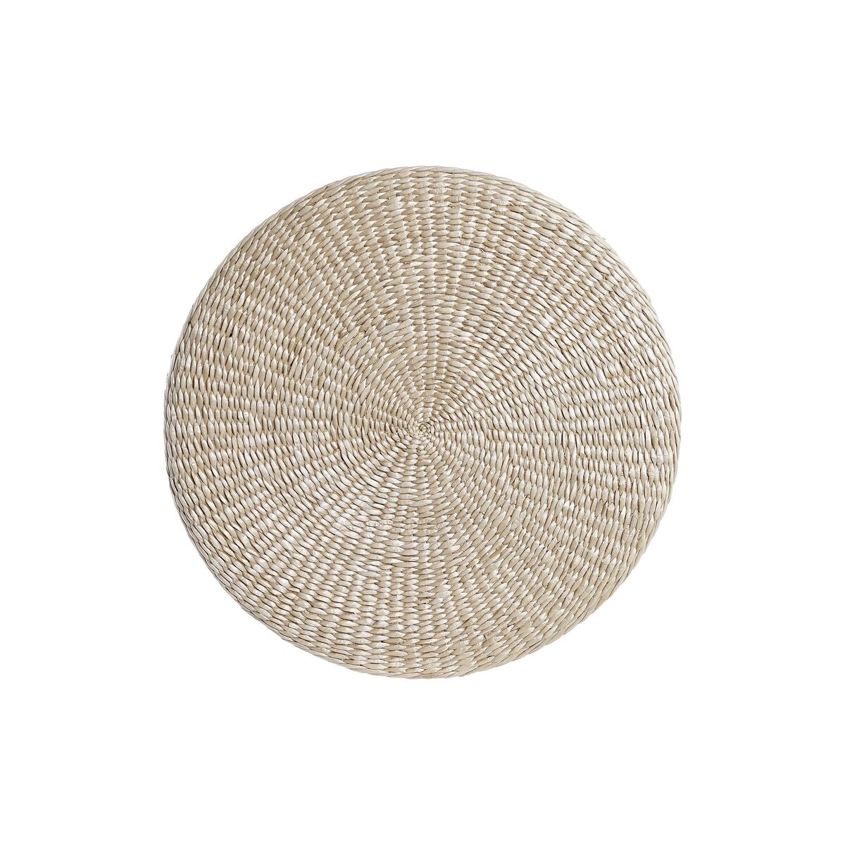 Cushion DKD Home Decor Floor 60 x 60 x 11 cm Natural