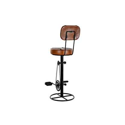 Stool DKD Home Decor Brown Black Metal 45 x 45 x 118 cm