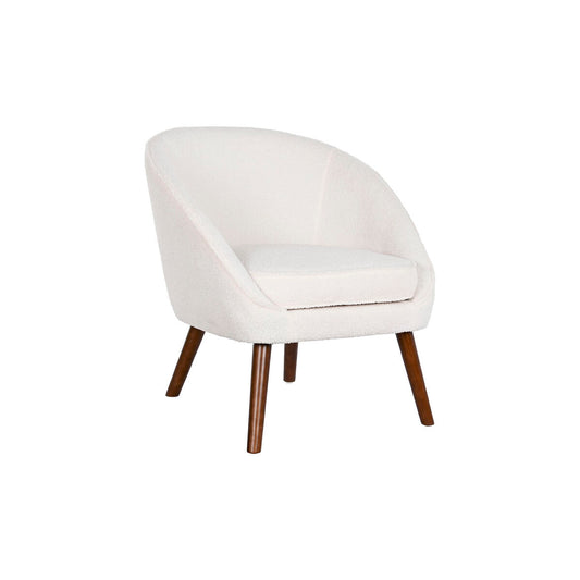 Armchair DKD Home Decor White Brown 74 x 69 x 79 cm 76 x 69 x 73 cm