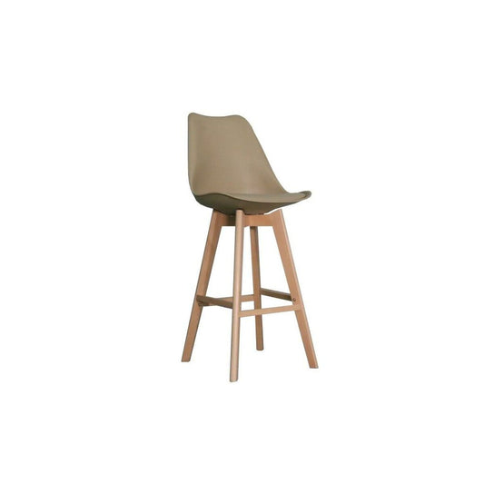 Stool DKD Home Decor Beige Beech 48,5 x 55 x 109 cm DKD Home Decor