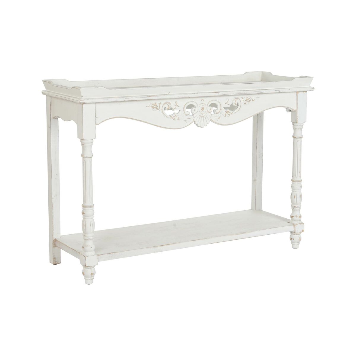 Console DKD Home Decor 120 x 40 x 84,5 cm Fir White MDF Wood