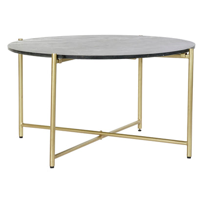 Centre Table DKD Home Decor 81 x 81 x 44 cm Marble Iron