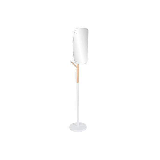 Hat stand Home ESPRIT White Natural Wood Metal Scandi 33 x 33 x 185 cm Home ESPRIT