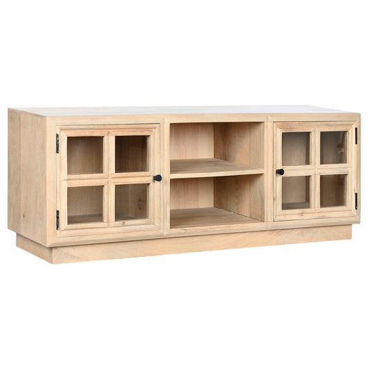 TV furniture Home ESPRIT Natural Crystal Mango wood 135 x 35 x 52 cm Home ESPRIT