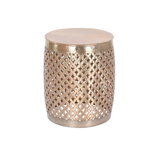 Side table Home ESPRIT Golden Aluminium 40 x 40 x 48 cm Home ESPRIT