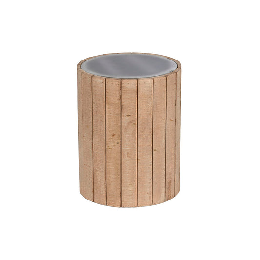 Side table Home ESPRIT Natural Fir MDF Wood 36 x 36 x 45 cm Home ESPRIT