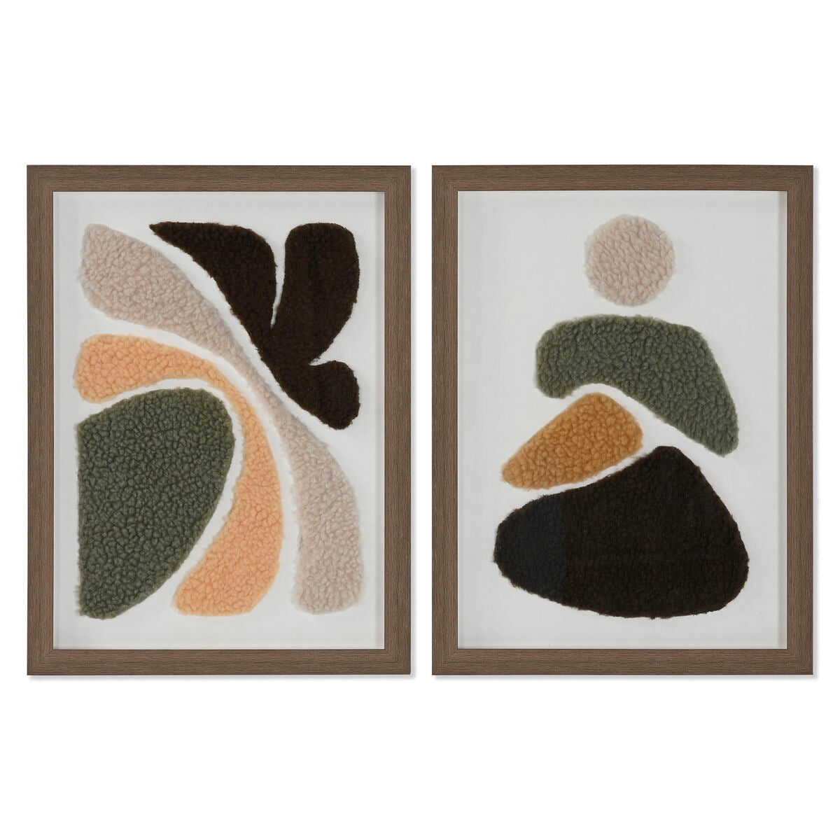 Painting Home ESPRIT Abstract Urban 30 x 2,5 x 40 cm (2 Units) Home ESPRIT