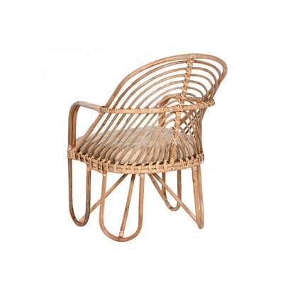 Garden chair Home ESPRIT Bamboo Rattan 58 x 61 x 87 cm