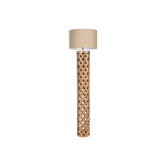 Floor Lamp Home ESPRIT Beige Natural Mango wood 220 V 41,5 x 41,5 x 158 cm