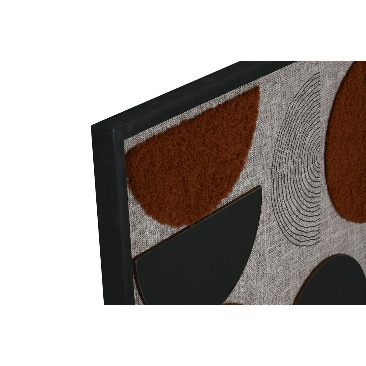 Painting Home ESPRIT Black Terracotta Modern Urban 60 x 3 x 80 cm (2 Units)