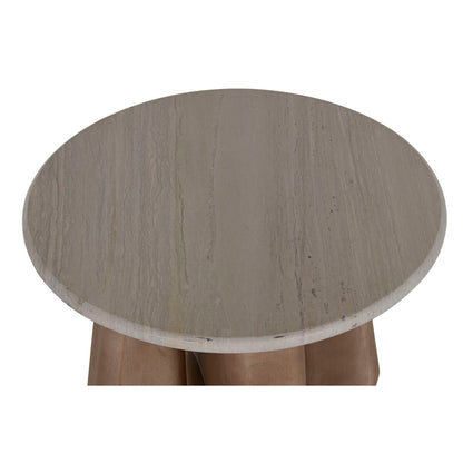 Side table Home ESPRIT Wood Marble 40 x 40 x 51 cm