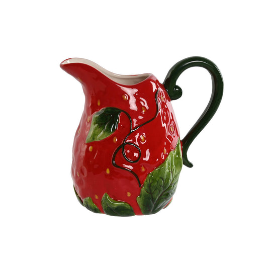 Jug Home ESPRIT Red Stoneware Home ESPRIT