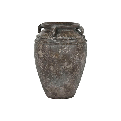 Vase Home ESPRIT Brown Ceramic 45 x 45 x 60 cm Home ESPRIT