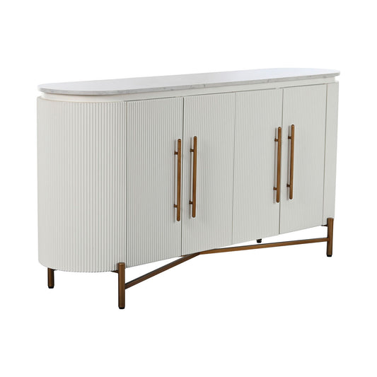 Sideboard Home ESPRIT White Marble Fir 152 X 42 X 78 cm Home ESPRIT