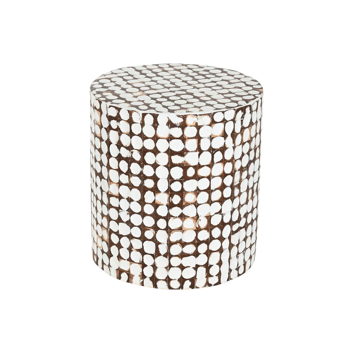 Side table Home ESPRIT White 40 x 40 x 42 cm