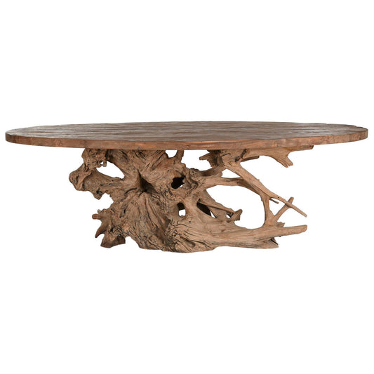 Dining Table Home ESPRIT Natural Teak 240 X 120 X 78 cm