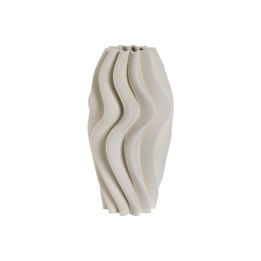 Vase Home ESPRIT White Stoneware Modern 16 x 16 x 32 cm