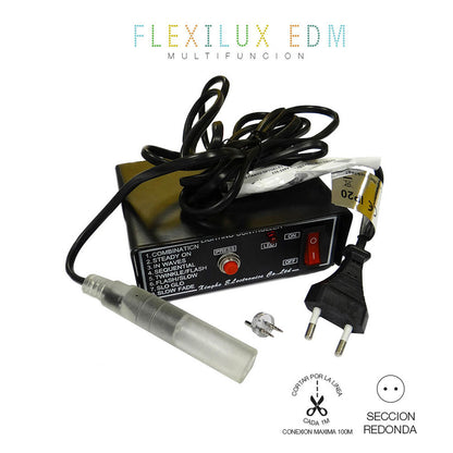 Programmer EDM 71908 Flexilux Black 100 m Multifunction