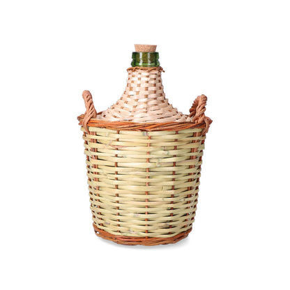 Decorative container EDM wicker Cane