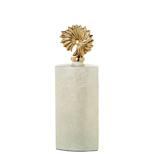 Vase Alexandra House Living Golden Metal 18 x 10 x 53 cm