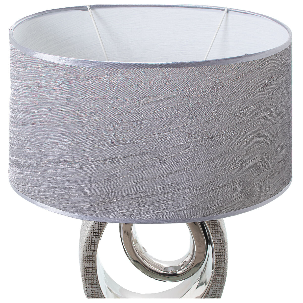 Desk lamp Alexandra House Living Silver Ceramic 40 W 38 x 57 x 24 cm Alexandra House Living