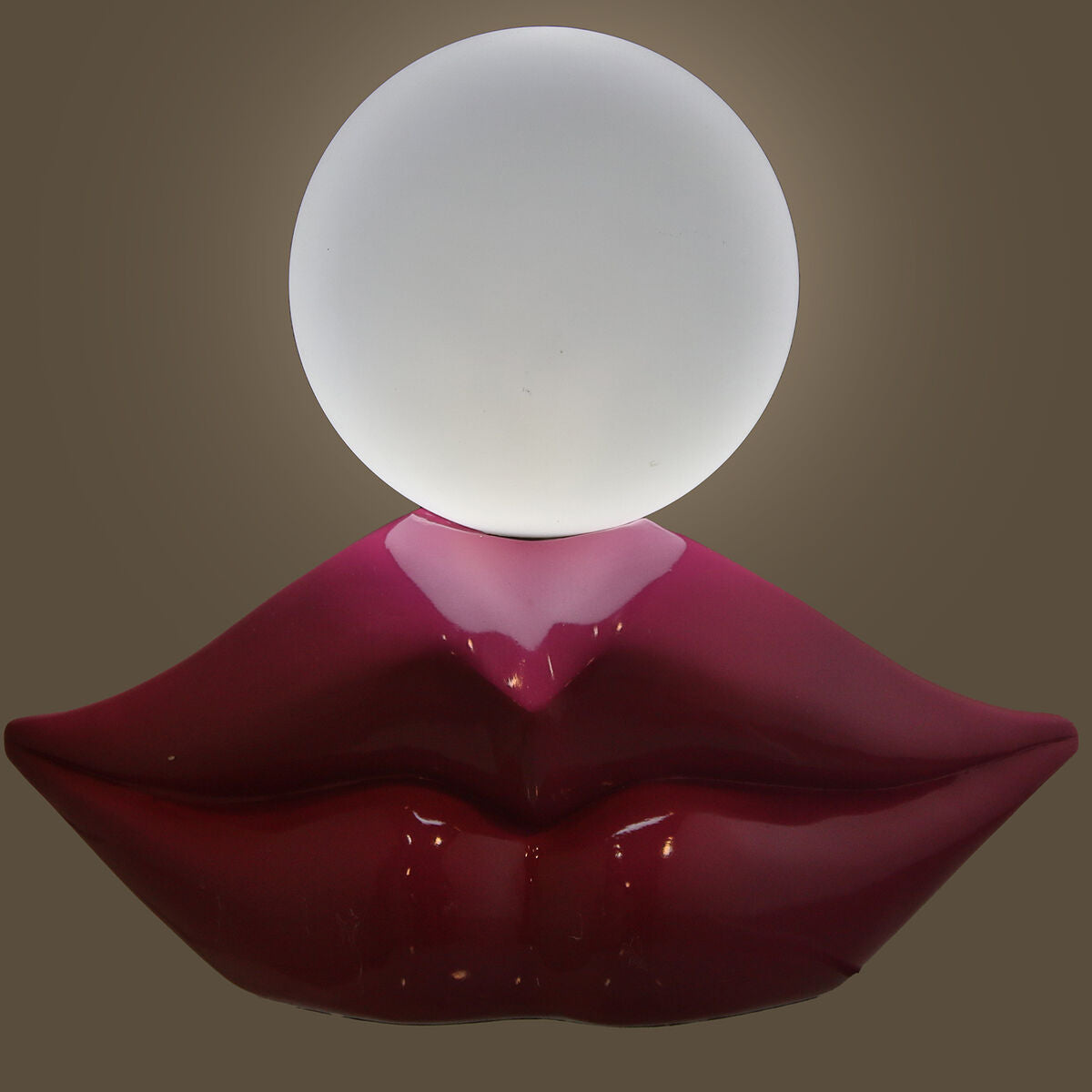 Desk lamp Alexandra House Living Pink Acrylic Plastic Melamin 33 x 29 x 16 cm Lips