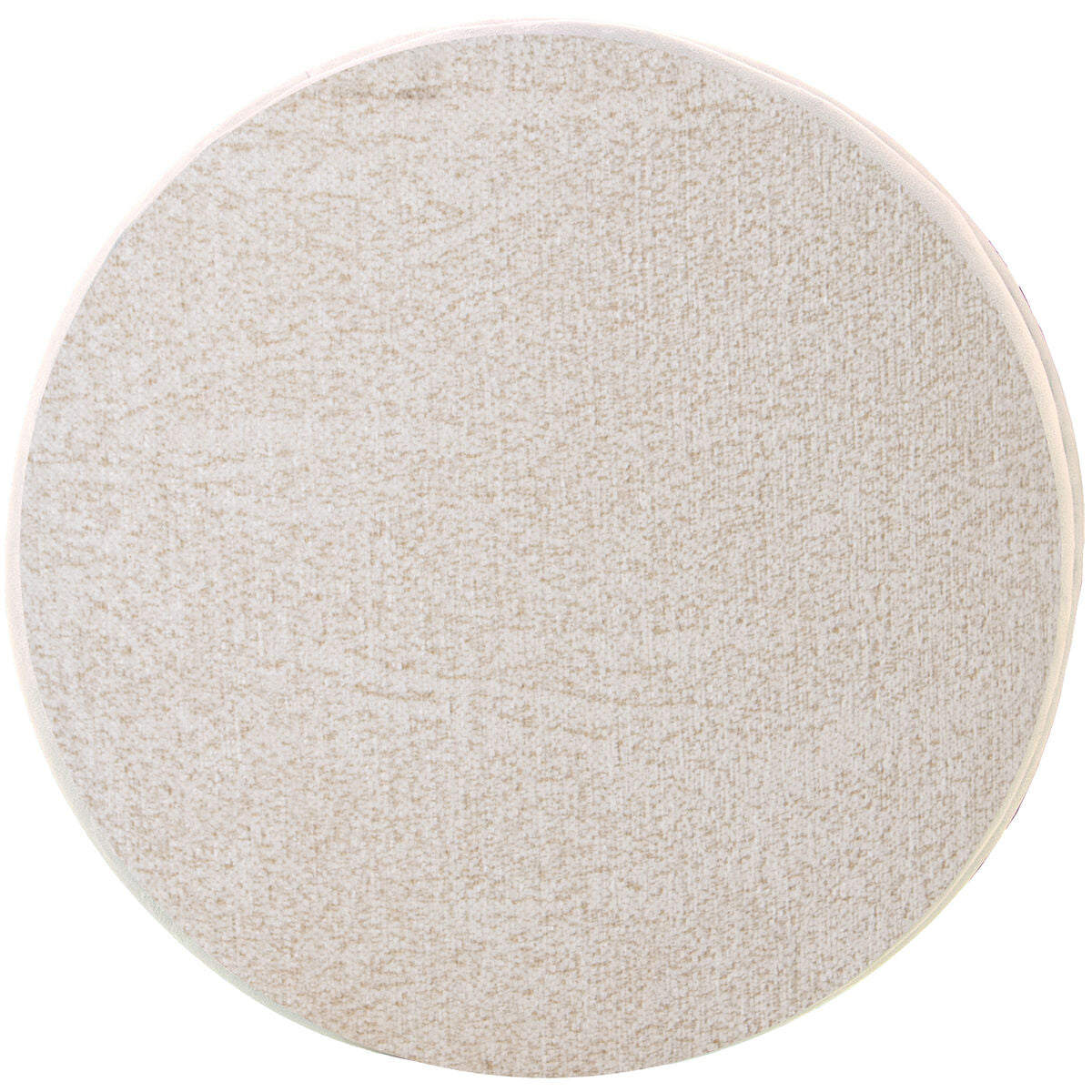 Pouffe Alexandra House Living Yellow Beige Wood 38 x 40 x 38 cm